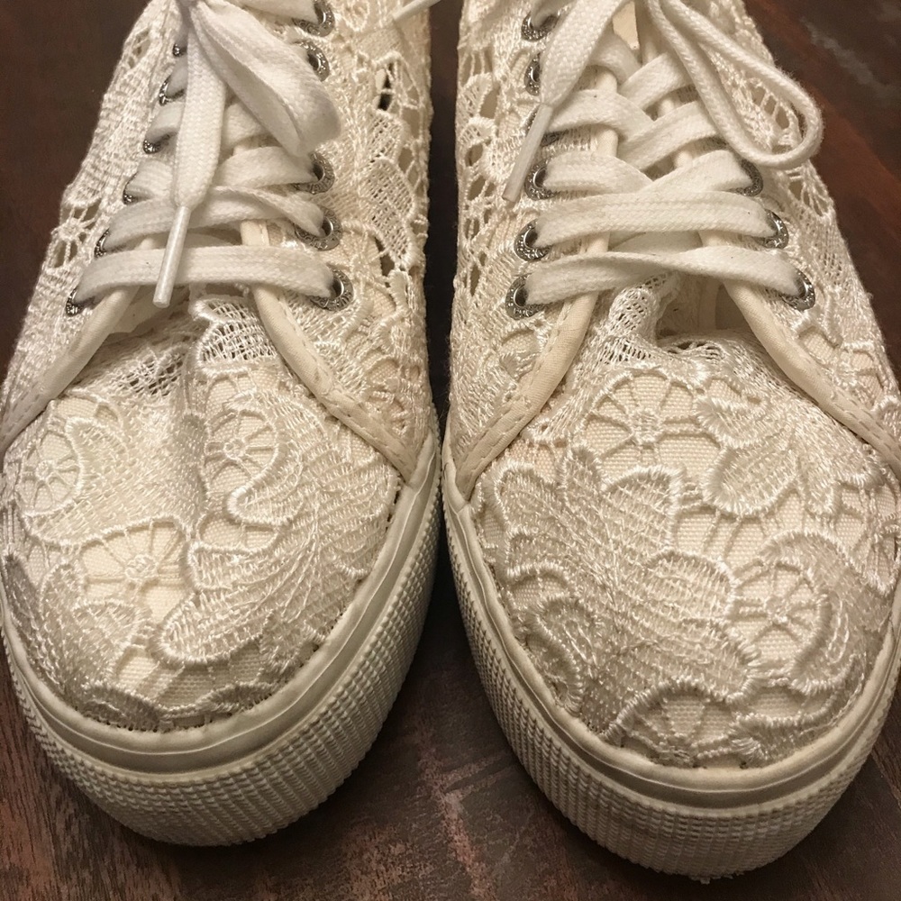 Superga Macrame Platform Sneaker